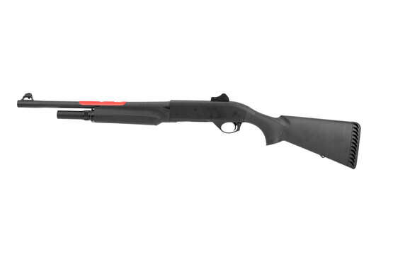 Benelli M2 12 gauge tactical shotgun with tactical stock features a 18.5 inch barrel